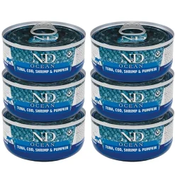 Farmina N&D Cat Ocean Tuna & Pumpkin 6x70 g