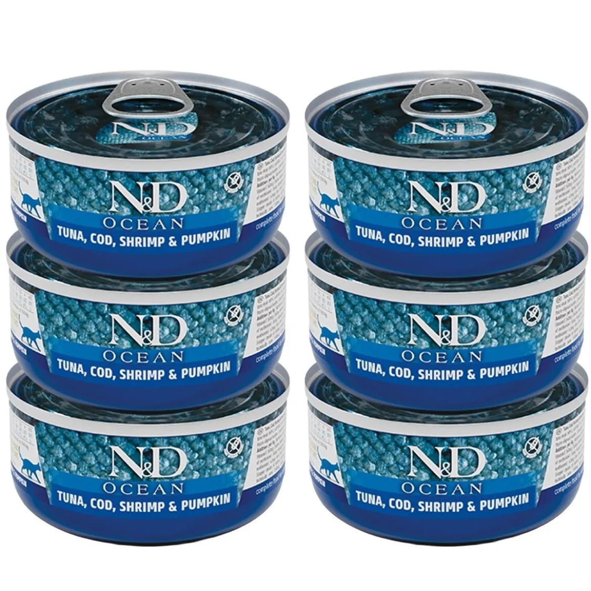 Farmina N&D Cat Ocean Tuna & Pumpkin 6x70 g