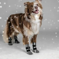 FinNero Halla Fleeceboots med Reflex Grå
