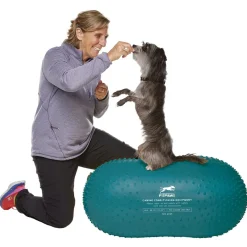 FitPaws Trax Peanut Balansboll till Hund Blå 60 cm