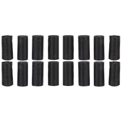 Flamingo Basic Blekz Hundbajspåsar Svart 16x15-pack