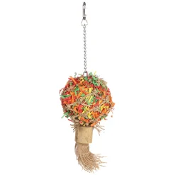 Flamingo Papyr Fågelleksak till Parakit 36 cm