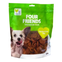 FourFriends Dog Chicken & Liver Chip 400 g