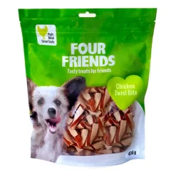 FourFriends Dog Chicken Twist Bite 400 g