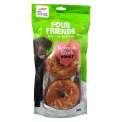 FourFriends Dog Salmon Steak Donut 2-pack