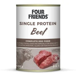 Four Friends Dog Single Protein Beef 400 g
