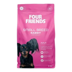 FourFriends Dog Small Breed Rabbit Torrfoder till Hund