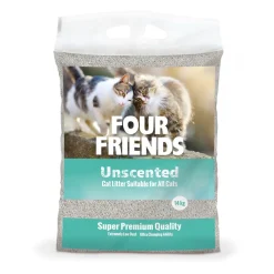 FourFriends Oparfymerad Kattsand 14 kg
