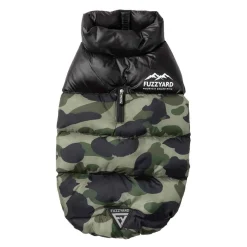 FuzzYard Harlem Puffer Hundjacka Camo