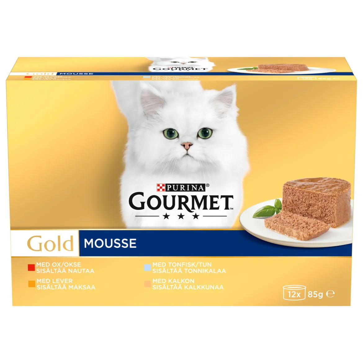 Gourmet Gold Mousse Selection 4 x 85 g