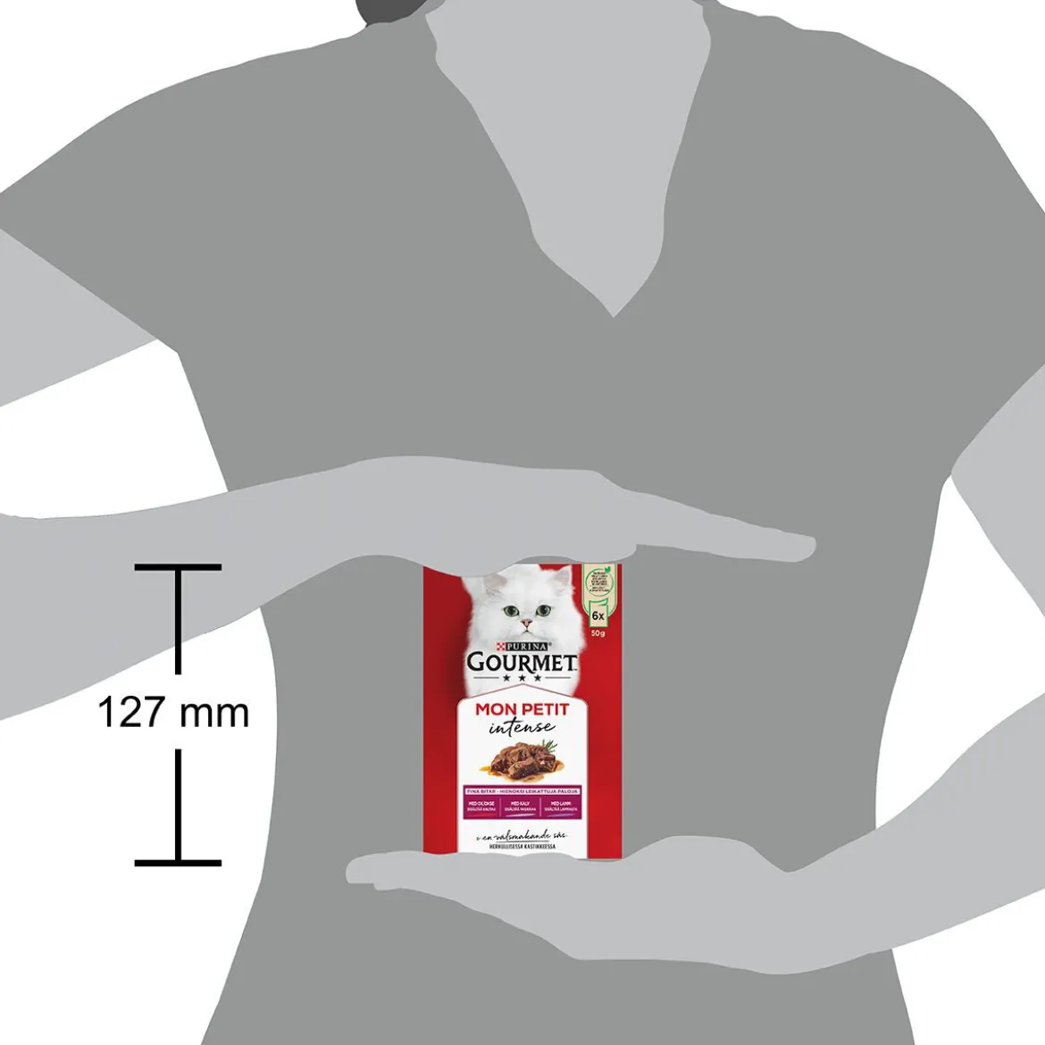 Gourmet Mon Petit Meat Selection Våtfoder till Katt 6x50 g
