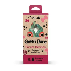 Green Bone Forest Berries Hundbajspåsar