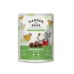 Harper&Bone Cat Adult Meatballs Flavours of the Farm 85 g
