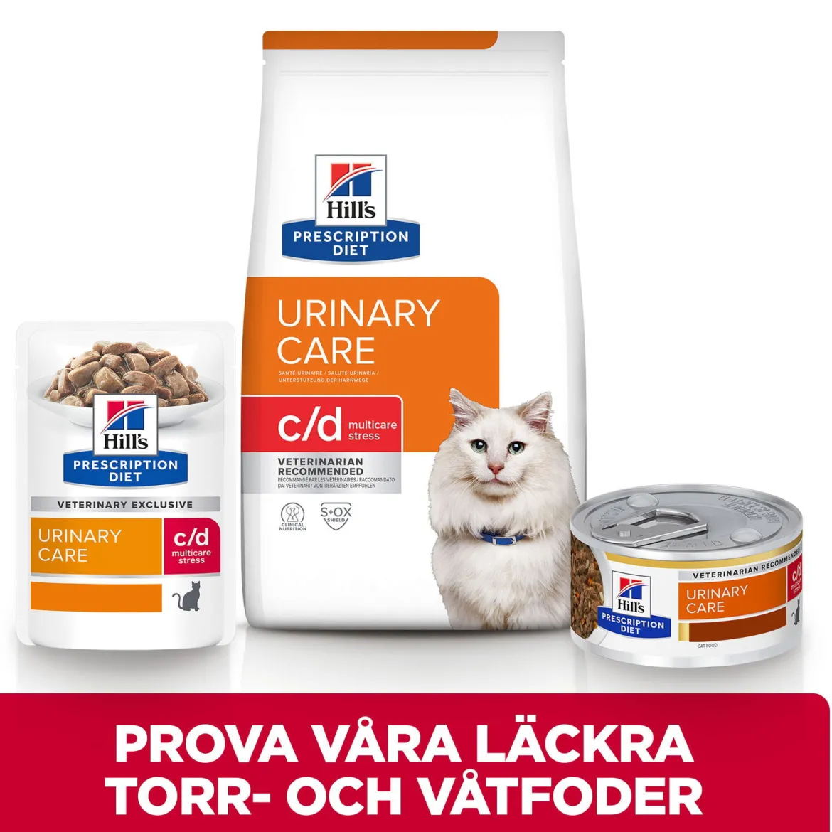 Hill's Prescription Diet Feline c/d Urinary Care Stress Chicken 12x85 g
