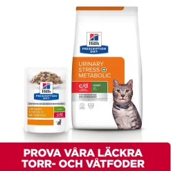 Hill's Prescription Diet Feline c/d Urinary Care + Metabolic Chicken 12x85 g