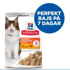 Hill's Science Plan Feline Perfect Digestion Adult 1+ 12x85 g