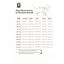 Hurtta Extreme Overall Svart