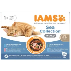 Iams Delights in gravy Multipack Sea Collection 12x85 g