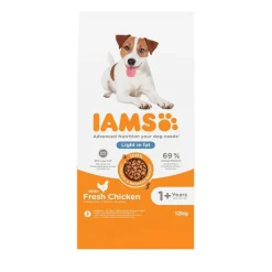 Iams for Vitality Dog Adult Light In Fat Chicken 12 kg