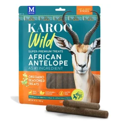 Karoo Wild Tuggpinnar med Oregano och Antilopkött 454 g