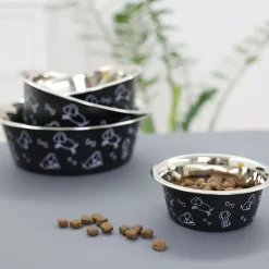 Kerbl Hundmatskål Svart/Rostfri
