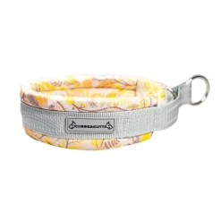 Kusse & Kutta Hundhalsband Bred Modell Rosa/Gul
