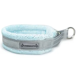 Kusse & Kutta Hundhalsband Brett Glitter Ljusblå