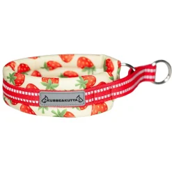 Kusse & Kutta Hundhalsband Lycra Jordgubbar