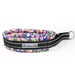 Kusse&Kutta Hundhalsband Lycra Bred Modell Blommor