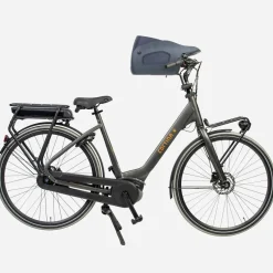 Kvisp Cykelkorg till Hund med Sele Grå