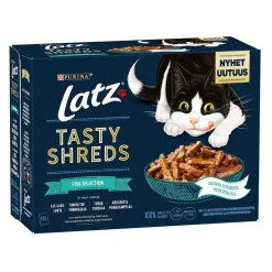 Latz Tasty Shreds Fish Selection Multipack 12x80 g