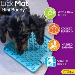 LickiMat Buddy Slickmatta Mini Turkos