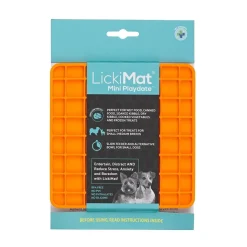 LickiMat Playdate Slickmatta Mini Orange