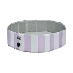 Little&Bigger HotSummer Hundpool Randig Lila 80 cm