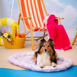 Little&Bigger HotSummer Kyldyna Blommig Lila