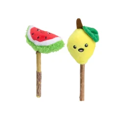Little&Bigger Juicy Vibes Kattleksaker med Matatabi Melon & Citron 2-pack