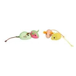 Little&Bigger Juicy Vibes Leksaksmöss till Katt 4-pack