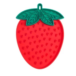 Little&Bigger Juicy Vibes Yummy Mat Jordgubbe Slickmatta till Hund & Katt