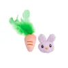 Little&Bigger Kitten Basics Kanin & Morot Kattungeleksaker 2-pack