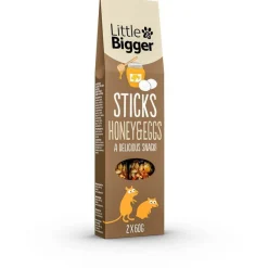Little&Bigger Sticks Smådjur Honung & Ägg 2x60 g