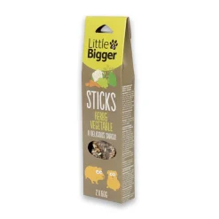 Little&Bigger Sticks Smådjur Örter & Grönsaker 2x60 g