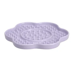 Little&Bigger Tasty Slickmatta i Keramik Lila Blomma 18 cm