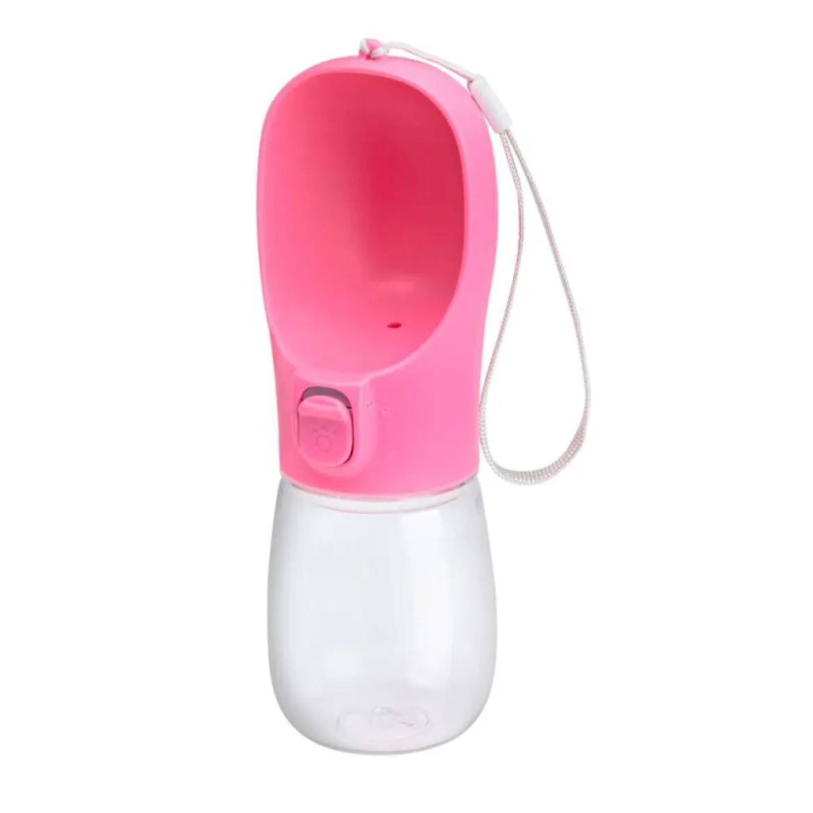 Little&Bigger Voyage Vattenflaska med Skål Rosa 300 ml