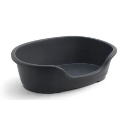 Moderna Hundbädd Plast Oval Svart