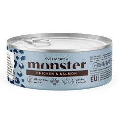 Monster Cat Adult Multi Protein Chicken & Salmon 100 g