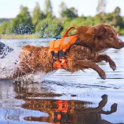 Non-Stop Dogwear Protector Flytväst till hund Orange & Svart