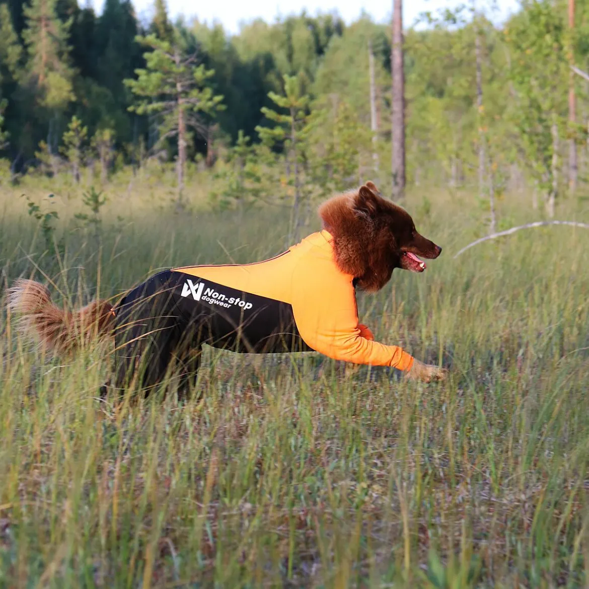Non-stop Dogwear Protector Hundoverall Hane Svart & Orange