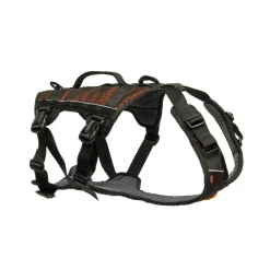 Non-Stop Dogwear Rock Hundsele Lång Svart/Orange