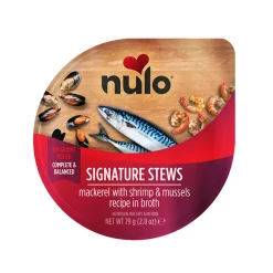 Nulo Signature Stews Cat Mackerel with Shrimp & Mussels in Broth Våtfoder till Katt 79 g