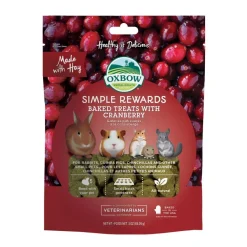 Oxbow Simple Rewards Baked Treats with Cranberry 85 g